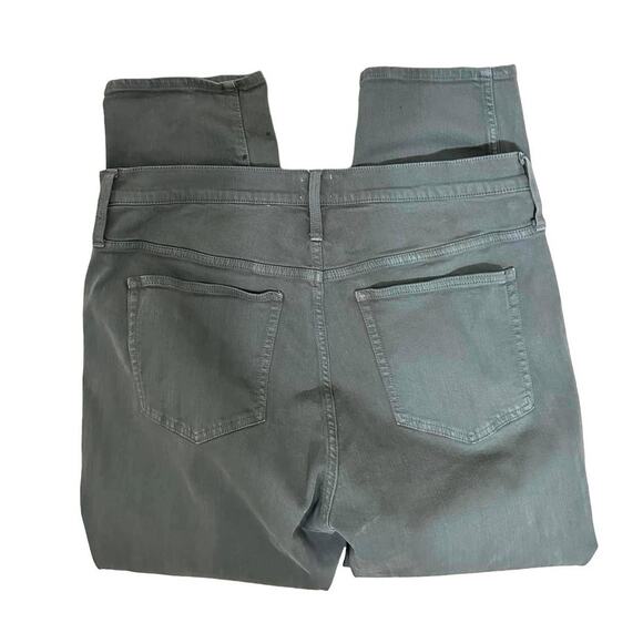 J.CREW Women's Vintage Straight Leg Denim Jeans green Size 34 - Picture 6 of 8